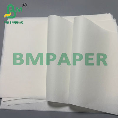 38 gm Biały papier tłuszczoodporny Żywność Wysoka odporność na temperaturę 80 * 110cm
