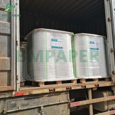 34 mm x 6000 m Biały rolka papieru MG 25 g 26 g do pakowania plastikowych słomek