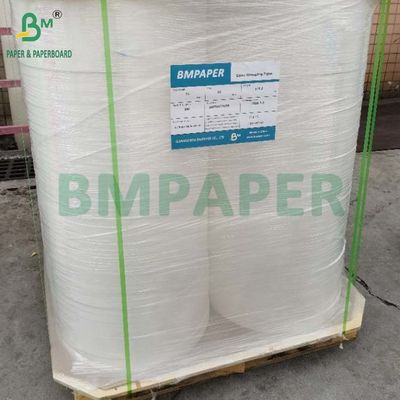 34 mm x 6000 m Biały rolka papieru MG 25 g 26 g do pakowania plastikowych słomek