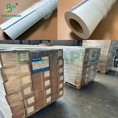 80gm biały rolka papieru graficznego 1220mm szeroka x 150m długa 3&quot; Core OEM kartonowe opakowanie