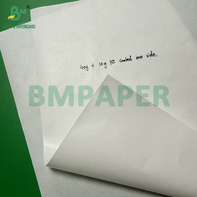 1 Strona PE powlekany papier Biały papier kraft 40g + 10g Rozmiar 36 X 25 cali