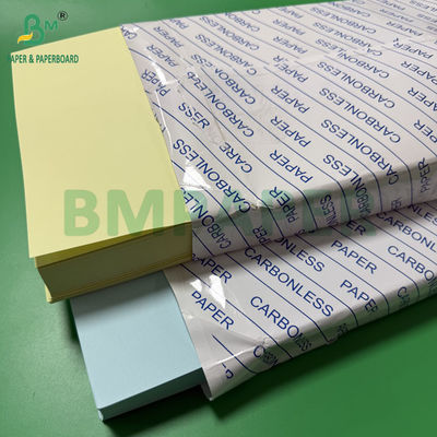 75 gr 78 gr Papier bezwęglowy CF Żółty CFB Błękitne litery Rozmiar 216x279mm Obraz Czarny