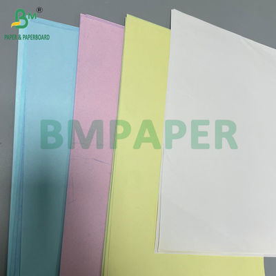 Biały CB Żółty CF 75grs 78grs Blank Carbonless NCR Paper 8,5&quot; X 14&quot; Czarny obraz