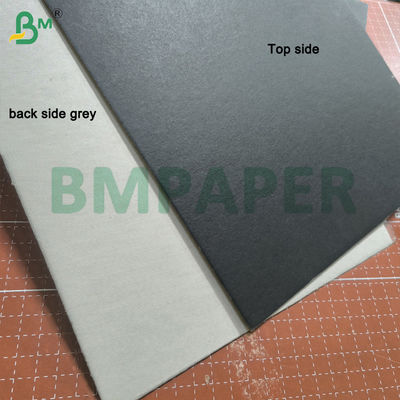 Czarny papier laminowany, szara tablica z jednej strony, grubość 2 mm do opakowań