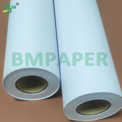 Wyższa sztywność 2/3 Inch Core Size White CAD Plotter Printing Paper Rolls