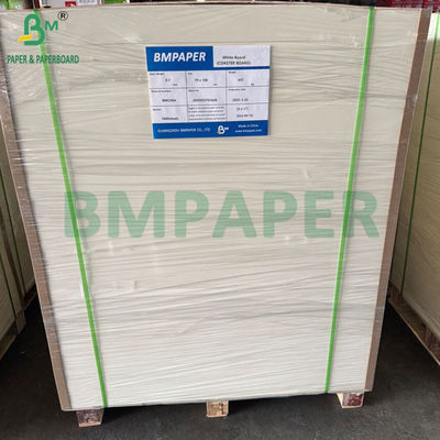 0.7mm 385gm Premium Absorbent Coaster Board 70x100cm Naturalne białe arkusze