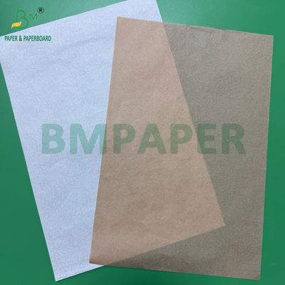 35 gm Niebielony / Bielony Niefluorowany, Greaseproof Paper Kit 3 - 8 Custom Roll
