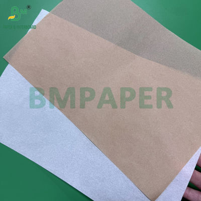 35 gm Niebielony / Bielony Niefluorowany, Greaseproof Paper Kit 3 - 8 Custom Roll