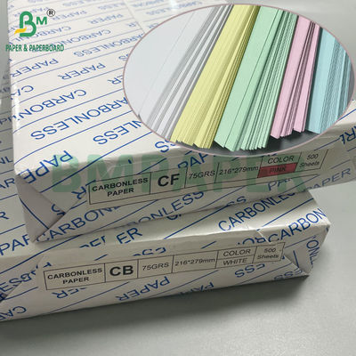 56g - 78g Cyfrowa autokopia NCR List papierowy Rozmiar 8/2 x 11 cali Obraz Czarny