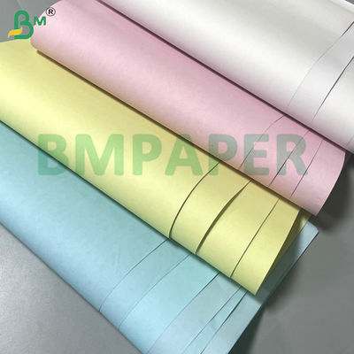 48g 80gm Biały / Różowy / Kolorowy NCR Bezwęglowy Papier Kopiowy List Rozmiar 8.5 &quot;x11&quot; &amp; 8.5 &quot;x14&quot; dla listu przewozowego i formularzy Czarny obraz