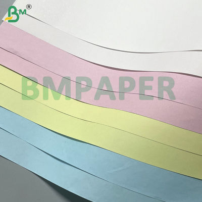 48g 80gm Biały / Różowy / Kolorowy NCR Bezwęglowy Papier Kopiowy List Rozmiar 8.5 &quot;x11&quot; &amp; 8.5 &quot;x14&quot; dla listu przewozowego i formularzy Czarny obraz
