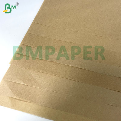 Brązowy papier powlekany silikonem Kraft 80 gm do etykiet i zastosowań odpornych na tłuszcz