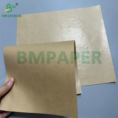 60 gm 70 gm 70 x 100 cm Brązowy powlekany z jednej strony pasmowy papier kraft do toreb do pakowania żywności