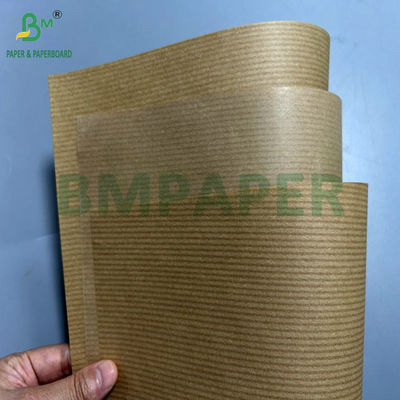 60 gm 70 gm 70 x 100 cm Brązowy powlekany z jednej strony pasmowy papier kraft do toreb do pakowania żywności