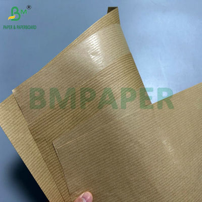 60 gm 70 gm 70 x 100 cm Brązowy powlekany z jednej strony pasmowy papier kraft do toreb do pakowania żywności