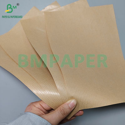 50 gm 60 gm Jednostronny, błyszczący, brązowy, z paskami papier kraft do pakowania żywności