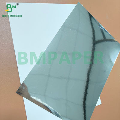 400 gm 425 gm Srebrne lustro Karton Szybki Papier Metaliczny Do Opakowania