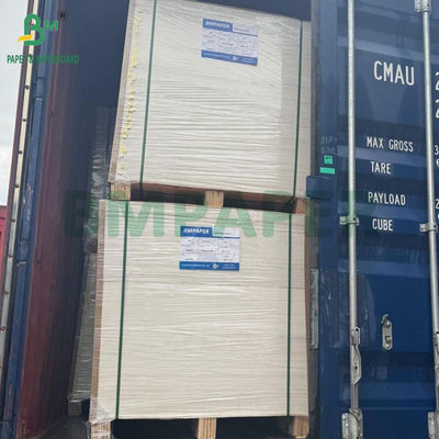 330 gm 300 gm Biały Karton Sulfat C1S Karton z kości słoniowej 700x1000 mm