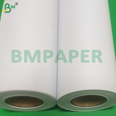 2 cala Rdzeń Rozmiar 80 gm Białe CAD Plotter Paper Rolls do druku