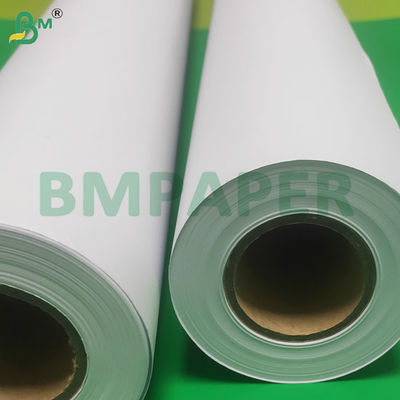2 cala Rdzeń Rozmiar 80 gm Białe CAD Plotter Paper Rolls do druku
