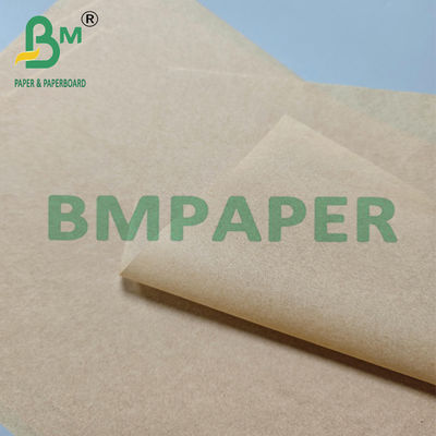 30 gm 35 gm Kompostowalny niebielony papier hamburgerowy do pakowania żywności olejowej