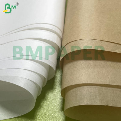 50 gm 60 gm Papier odporny na ciepło, tłuszcz, opakowania tłuszczowych produktów spożywczych, brązowy i biały Kit3 Kit5 Kit7 odporny na wilgoć, nadający się do recyklingu