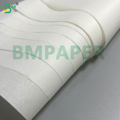 60g Wysokiej wytrzymałości Elastyczność Biały 800*1100mm biały papier Kraft do torebki handlowej