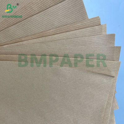 40GSM 50GSM 60GSM Wlewy z papieru kraftowego o odcinkach, paskami, brązowym kolorze 750MM 1000MM