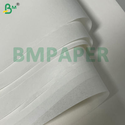 38 gm 100% biodegradowalny 1050 mm odporny na tłuszcz Biały papier peleaglio do pakowania żywności