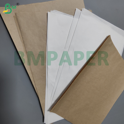 36 gm 40 gm Biały i Brązowy Szklany Wkład Papieru 2450 mm Odporny na pleśń