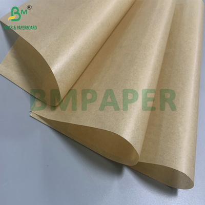 30gsm 40gsm Brązowy papier bazowy silikonowy Dwustronna silikonowa rolka Jumbo