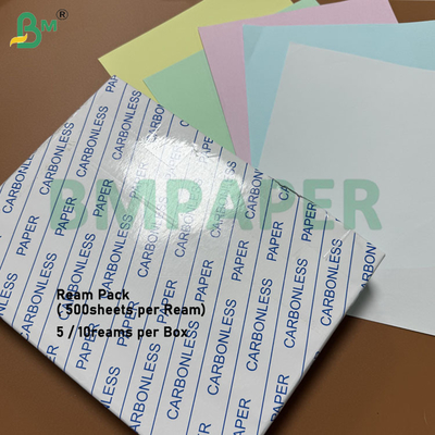 60 gm 65 gm Papier kopiowy bezwęglowy 8,5 x 11 cali CFB CF Kanary Kolor papieru CCP