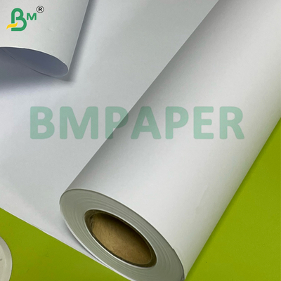 80gm 610*50m Niepowlekany Biały Papier Plottera CAD