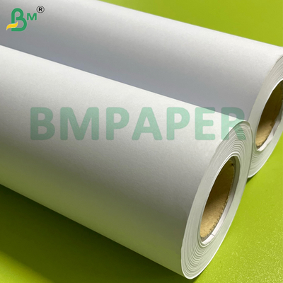 80gm 610*50m Niepowlekany Biały Papier Plottera CAD