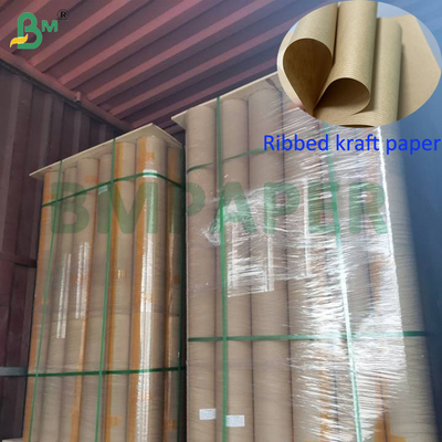50g 60g 1 strona MG Brązowy prążkowany papier Kraft do pakowania żywności, szerokość 60cm
