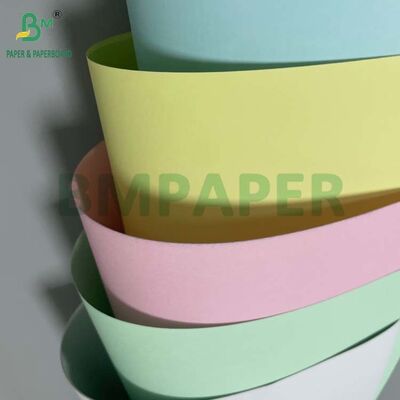 Black Image 53g 57g CB White CFB Blue CF Yellow Carbonless Paper Roll