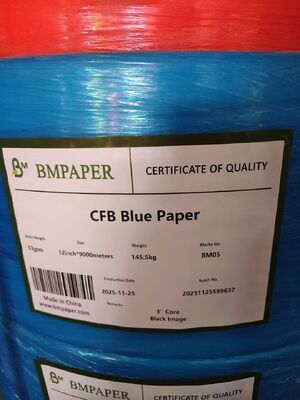 Jumbo Roll Auto Copy NCR Paper 60gr 70gr dla czarnego obrazu rachunek
