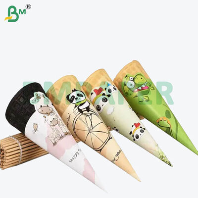 80g spożywczy biały papier do lodów do pakowania rożków