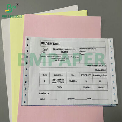 Blue Image High Contrast Premium 48gsm 75gsm Carbonless Copy Paper dla czystych kopii