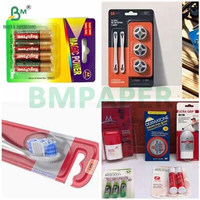 350g 400g 425g Dobry nadruk Biały blister do pakowania szczoteczek do zębów