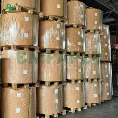 40gsm jednostronnie błyszczący, czysto biały papier kraft maszynowy glazurowany w rolce