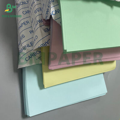 60GSM Jasnopomarańczowy papier ksero CB CF 216 x 279 mm do druku laserowego