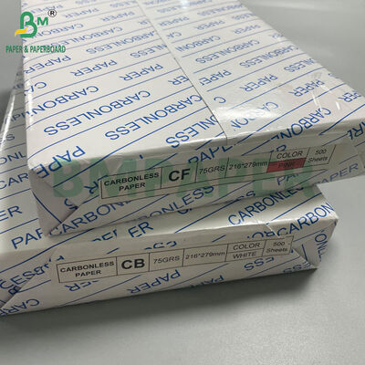 60GSM Jasnopomarańczowy papier ksero CB CF 216 x 279 mm do druku laserowego