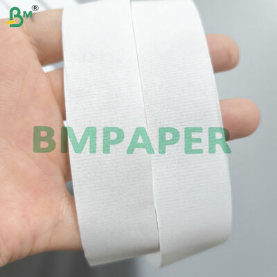 Rury papieru papierowego z paskami 30 mm szerokość 25 gm Biały papier przemysłowy papierowy