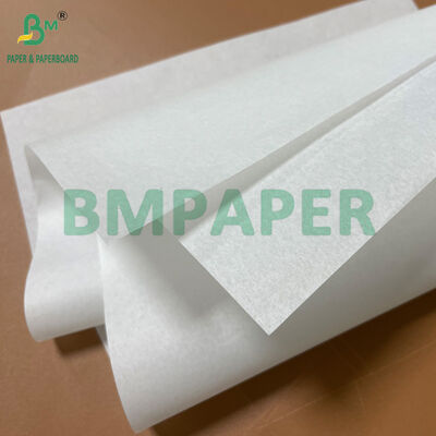 Dobry gładkość 40GSM Jumbo Roll Greaseproof Paper Biały do pakowania kanapek