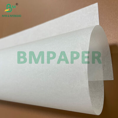 Dobry gładkość 40GSM Jumbo Roll Greaseproof Paper Biały do pakowania kanapek