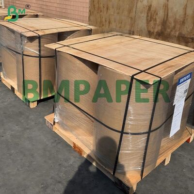 80gm Brown Kraft Ribbed Paper Roll Package 55cm szerokość, średnia jakość