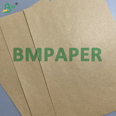 80gm Brown Kraft Ribbed Paper Roll Package 55cm szerokość, średnia jakość