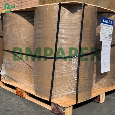 80gm Brown Kraft Ribbed Paper Roll Package 55cm szerokość, średnia jakość