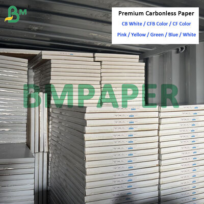 Papier do kopiowania bez kalki NCR 70 g / m2 CFB Różowy CF Żółty z białym tyłem 61 X 86 cm